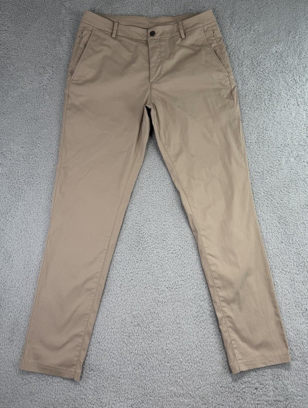 Birddogs Pants Mens 34x31 Khaki Beige Boom For Your Boomstick Chino Stretch Golf